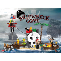 Shipwreck Cove Pirate Building Brick Kit (260 pcs)
