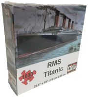 RMS Titanic Ship Cardboard Puzzle 1000-pc 2mm
