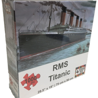 RMS Titanic Ship Cardboard Puzzle 1000-pc 2mm