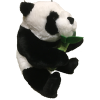 Panda Plush Stuffed Animal with Bamboo 11.5" Tall
