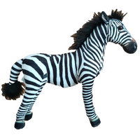 Zebra Plush 12" Stuffed Zoo Animal
