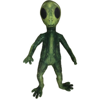Green Alien Plush 18" Tall Stuffed Animal Space Toy

