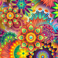 Psychedelic Flora Puzzle