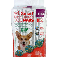 WizSmart Earth Friendly Dog Pads Ultra 30 Count 4 Pack