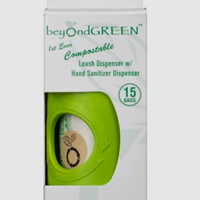 beyondGREEN Dog Bag Holder with Hand Sanitizer Dispenser