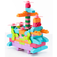 UNiPLAY Soft Building Blocks Plus Series 80pcs Pastel Color (#UN40802)
