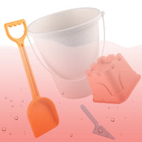 Children Wheat Straw Medium Beach Bucket Dinosaur Model Toy
