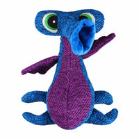 KONG(R) Woozles Dog Plush Toy Blue Medium
