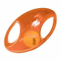 KONG(R) Jumbler(TM) Football Dog Enrichment Toy Assorted
