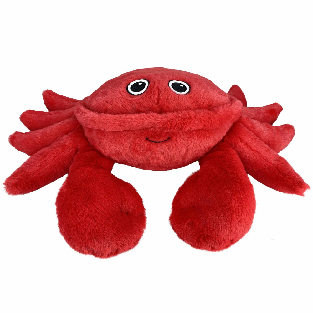 Multipet Jumbo Sea Creatures Crab Plush Dog Toy 24
