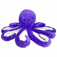 Multipet Jumbo Sea Creatures Octopus Plush Dog Toy 24"

