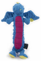 goDog Dragons Skinny Squeaky Plush Dog Toy Large
