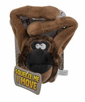 goDog Action Ape Plush Dog Toy
