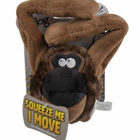 goDog Action Ape Plush Dog Toy