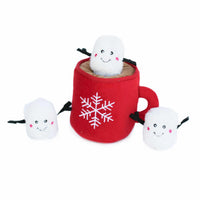 ZippyPaws Holiday Zippy Burrow Hot Cocoa Plush Dog Toy
