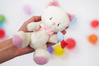 White Cat With Fish
