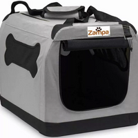 Zampa Pet Portable Crate, Comes with A Carrying Case