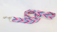 Pink Handmade Wayuu Pet Leash
