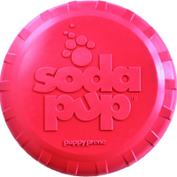 SP Puppy Bottle Top Flyer Durable Rubber Retrieving Frisbee for Puppies