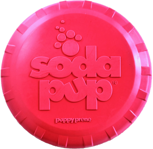 SP Puppy Bottle Top Flyer Durable Rubber Retrieving Frisbee for Puppies