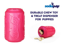 SP Puppy Can Toy Durable Rubber Chew Toy & Treat Dispenser For Teething Pups
