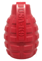 USA-K9 Grenade Durable Rubber Chew Toy & Treat Dispenser
