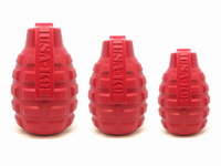 USA-K9 Grenade Durable Rubber Chew Toy & Treat Dispenser
