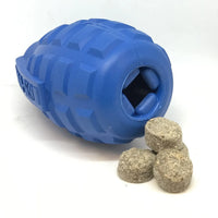 USA-K9 Grenade Durable Rubber Chew Toy & Treat Dispenser