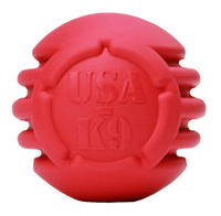 USA-K9 Stars and Stripes Ultra-Durable Rubber Chew Ball
