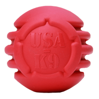 USA-K9 Stars and Stripes Ultra-Durable Rubber Chew Ball