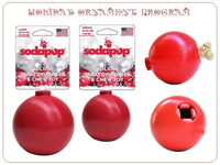 SP Christmas Ornament Durable Rubber Chew Toy & Treat Dispenser
