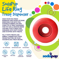 SP Life Ring Durable Rubber Chew Toy & Treat Dispenser
