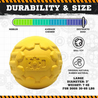 ID Ball - Ultra-Durable Rubber Chew Ball
