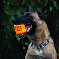 MKB Jack O' Lantern Durable Rubber Chew Toy & Treat Dispenser
