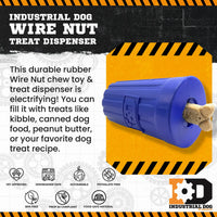 ID Wire Nut Durable Rubber Chew Toy & Treat Dispenser
