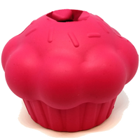 Cupcake Durable Rubber Chew Toy & Treat Dispenser