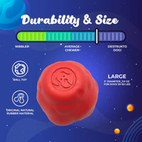 SN Asteroid Ultra Durable Rubber Chew Toy
