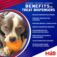 MKB Roasted Turkey Durable Rubber Chew Toy & Treat Dispenser
