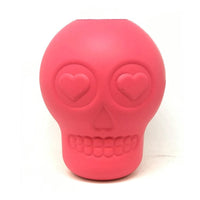 MKB Sugar Skull Durable Rubber Chew Toy & Treat Dispenser