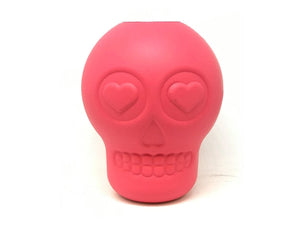 MKB Sugar Skull Durable Rubber Chew Toy & Treat Dispenser