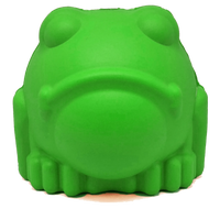 MKB Bull Frog Durable Rubber Chew Toy & Treat Dispenser
