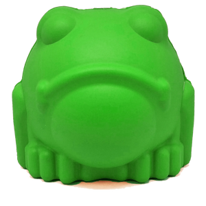 MKB Bull Frog Durable Rubber Chew Toy & Treat Dispenser