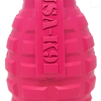 USA-K9 Puppy Grenade Durable Rubber Chew Toy & Treat Dispenser for Teething Pups