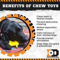 ID Tractor  Ultra Durable Nylon Dog Chew Toy for Aggressive Chewers
