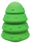 MKB Christmas Tree Durable Rubber Chew Toy & Treat Dispenser
