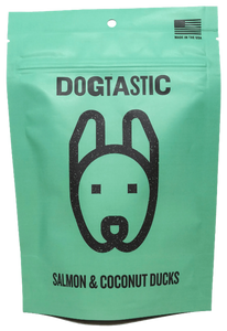 DT Dogtastic Salmon & Coconut Ducks Dog Treats