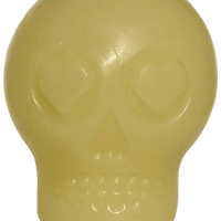 MKB Glow in the Dark Sugar Skull Chew Toy & Treat Dispenser