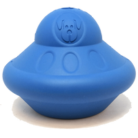 SN Flying Saucer Durable Rubber Chew Toy & Treat Dispenser