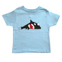 Kids T-shirt - Shark + Fish - mi cielo x Matthew Langille
