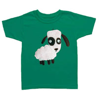 Kids T-shirt - Sheep - mi cielo x Matthew Langille - green
